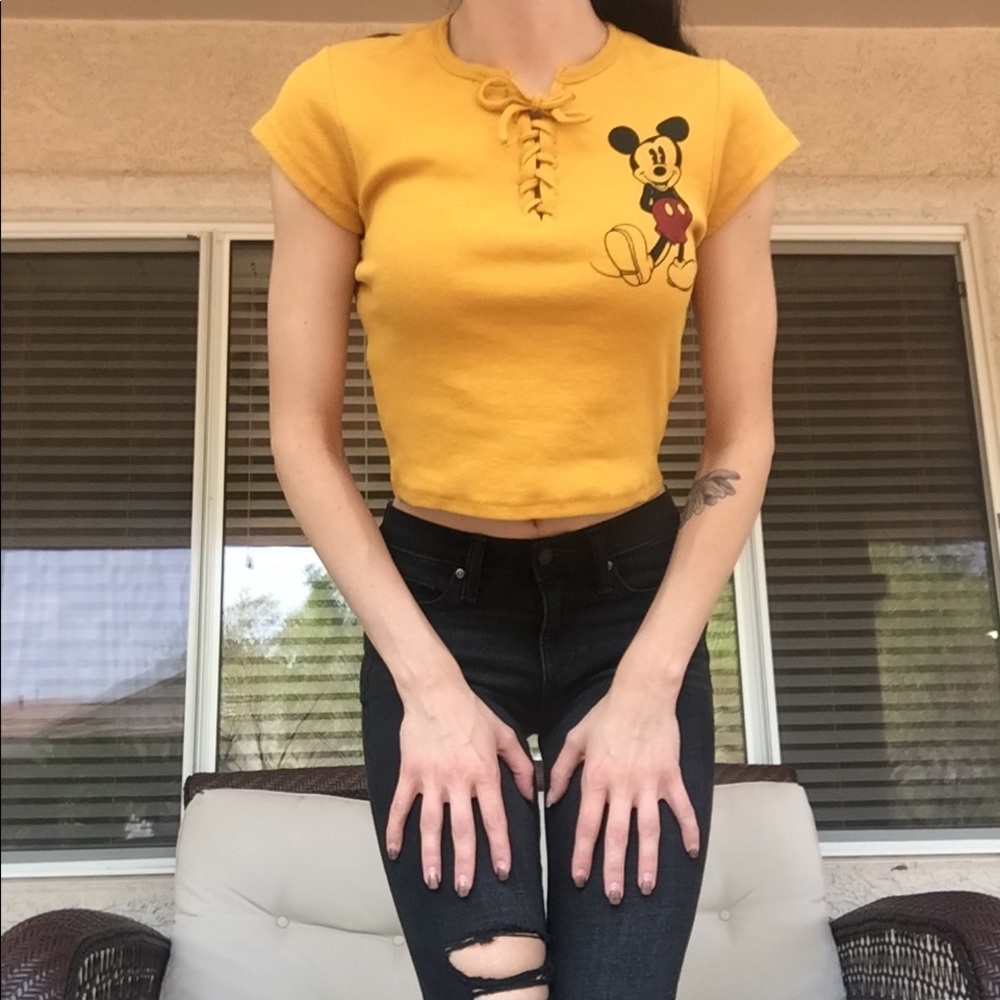 Mickey Mouse Crop Top